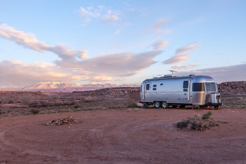 steel camper trailer