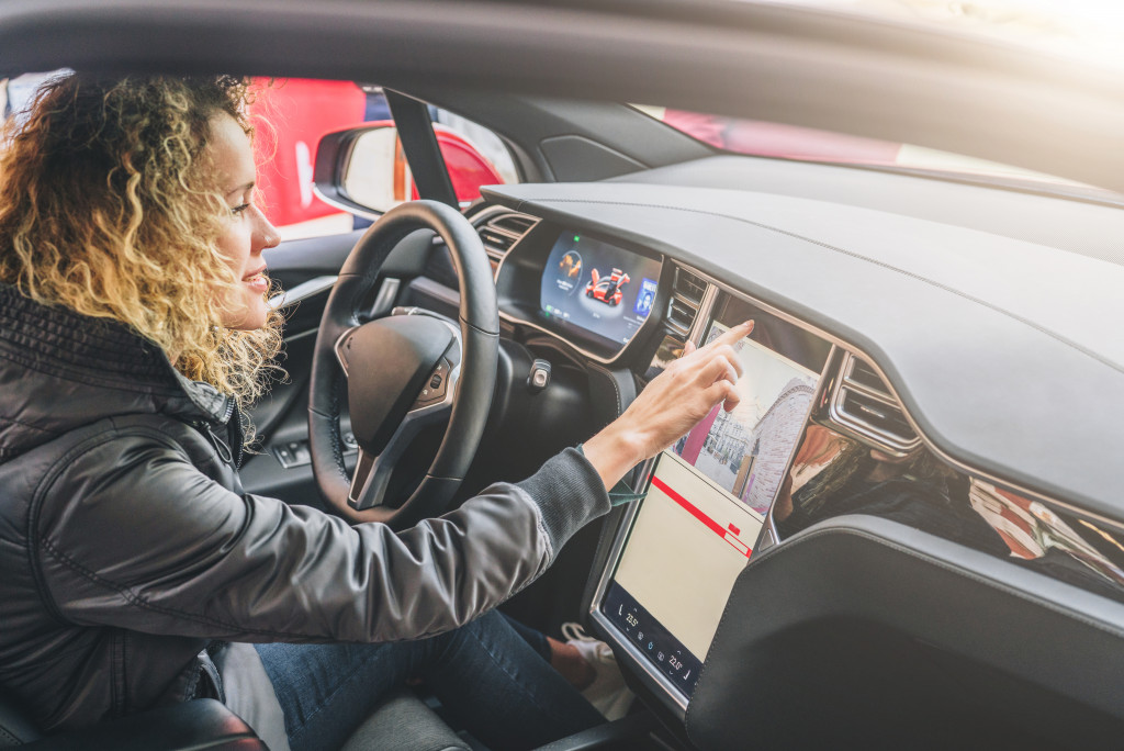 car connected to wifi