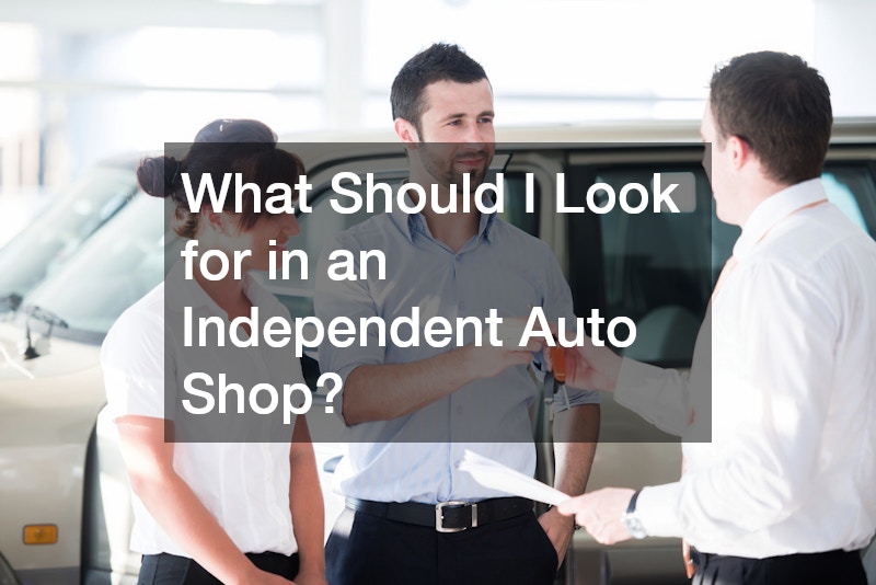 What Should I Look for in an Independent Auto Shop?